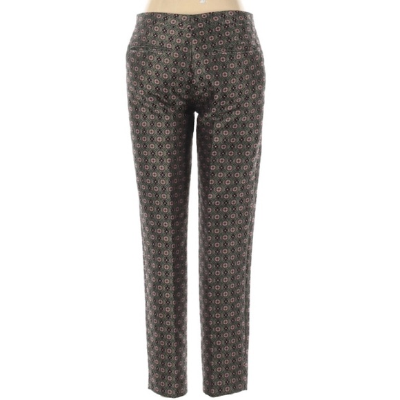 Club Monaco Aida Textured Jacquard Ankle Pants - Picture 2 of 8